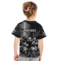 Personalized All Black Brothers Rugby Kid T Shirt New Zealand Maori Haka