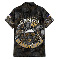 Personalized Shaka Girls America Samoa Family Matching Long Sleeve Bodycon Dress and Hawaiian Shirt Tropical Flowers Vintage DT02 - Polynesian Pride