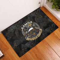 Personalized Shaka Girls America Samoa Rubber Doormat Tropical Flowers Vintage DT02 - Polynesian Pride
