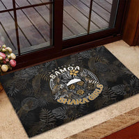 Personalized Shaka Girls America Samoa Rubber Doormat Tropical Flowers Vintage DT02 - Polynesian Pride