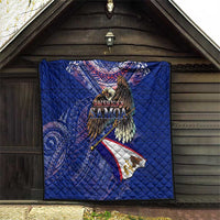 American Samoa Quilt Brave Eagle Flag Color