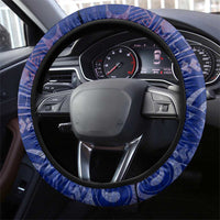 American Samoa Steering Wheel Cover Brave Eagle Flag Color