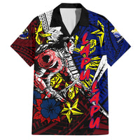 Philippines Lapu Lapu Family Matching Summer Maxi Dress and Hawaiian Shirt Chief Filipino Tattoo DT02 Dad's Shirt - Short Sleeve Art - Polynesian Pride