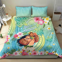 Hawaii Father's Day Bedding Set Happy Father And Child