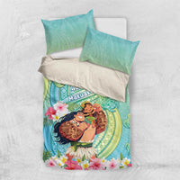 Hawaii Father's Day Bedding Set Happy Father And Child