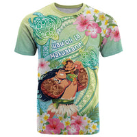 Personalised Hawaii Father's Day T Shirt Happy Father And Child