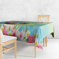Hawaii Father's Day Tablecloth Happy Father And Child