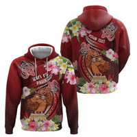 Personalised New Zealand Father's Day Hoodie Happy Father And Child DT04 - Polynesian Pride