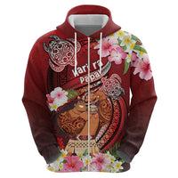 Personalised New Zealand Father's Day Hoodie Happy Father And Child DT04 - Polynesian Pride