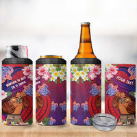 Personalised Samoa Father's Day 4 in 1 Can Cooler Tumbler Happy Father And Child
