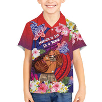 Personalised Samoa Father's Day Family Matching Tank Maxi Dress and Hawaiian Shirt Happy Father And Child