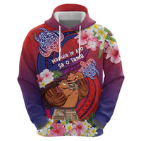 Personalised Samoa Father's Day Hoodie Happy Father And Child