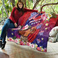 Samoa Father's Day Quilt Happy Father And Child