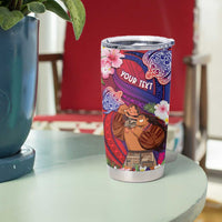 Personalised Samoa Father's Day Tumbler Cup Happy Father And Child