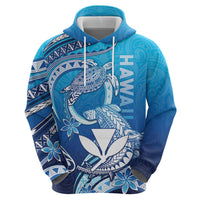 Hawaii Hoodie Turtle With Hammerhead Shark Oceanic