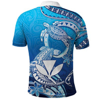 Hawaii Polo Shirt Turtle With Hammerhead Shark Oceanic