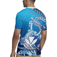 Hawaii Rugby Jersey Turtle With Hammerhead Shark Oceanic