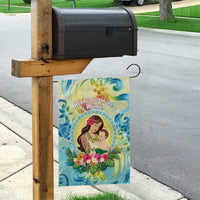 Hawaii Mother's Day Garden Flag I Love You Mom