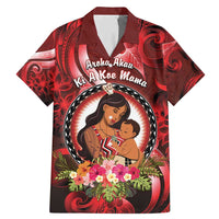 Personalised New Zealand Mother's Day Family Matching Mermaid Dress and Hawaiian Shirt I Love You Mom
