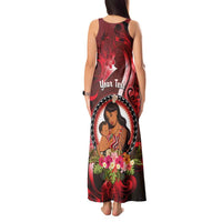 Personalised New Zealand Mother's Day Tank Maxi Dress I Love You Mom