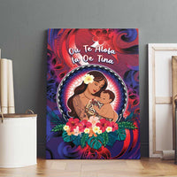 Samoa Mother's Day Canvas Wall Art I Love You Mom