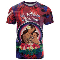 Personalised Samoa Mother's Day T Shirt I Love You Mom