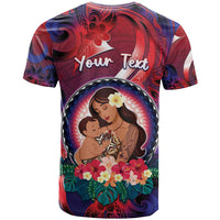 Personalised Samoa Mother's Day T Shirt I Love You Mom