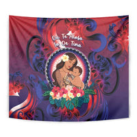 Samoa Mother's Day Tapestry I Love You Mom DT04 - Polynesian Pride