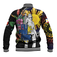 Filipinos Lapu-Lapu Hero Philippines Baseball Jacket Hibiscus Flowers Style