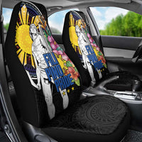 Filipinos Lapu-Lapu Hero Philippines Car Seat Cover Hibiscus Flowers Style