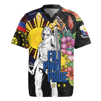 Filipinos Lapu-Lapu Hero Philippines Rugby Jersey Hibiscus Flowers Style