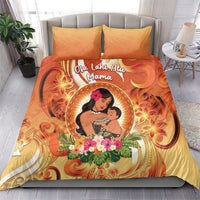 Tonga Mother's Day Bedding Set I Love You Mom