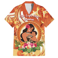 Personalised Tonga Mother's Day Family Matching Summer Maxi Dress and Hawaiian Shirt I Love You Mom
