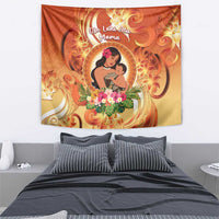 Tonga Mother's Day Tapestry I Love You Mom DT04 - Polynesian Pride