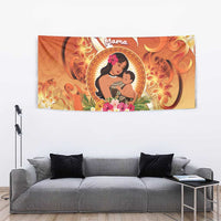Tonga Mother's Day Tapestry I Love You Mom DT04 - Polynesian Pride