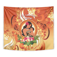 Tonga Mother's Day Tapestry I Love You Mom DT04 - Polynesian Pride
