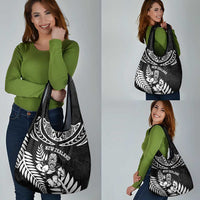New Zealand Rugby Grocery Bag Silver Fern Maori Pattern