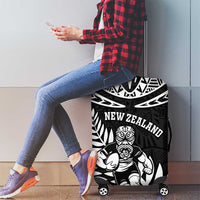 New Zealand Rugby Luggage Cover Silver Fern Maori Pattern