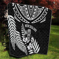 New Zealand Rugby Quilt Silver Fern Maori Pattern