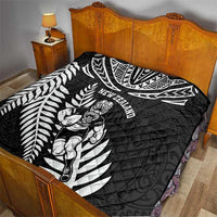 New Zealand Rugby Quilt Silver Fern Maori Pattern