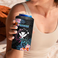 Personalised Hawaii 4 in 1 Can Cooler Tumbler Kanaka Maoli With Fish Hook