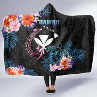 Hawaii Hooded Blanket Kanaka Maoli With Fish Hook