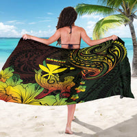 Hawaii Sarong Kanaka Maoli With Hammerhead Shark