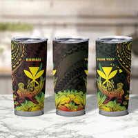 Personalised Hawaii Tumbler Cup Kanaka Maoli With Hammerhead Shark