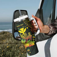 Personalised Hawaii Tumbler With Handle Kanaka Maoli With Hammerhead Shark