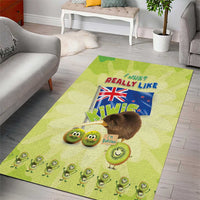 New Zealand Kiwi Area Rug I Just Really Like Kiwis DT04 - Polynesian Pride