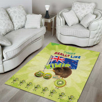 New Zealand Kiwi Area Rug I Just Really Like Kiwis DT04 - Polynesian Pride