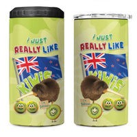 New Zealand Kiwi 4 in 1 Can Cooler Tumbler I Just Really Like Kiwis