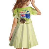 New Zealand Kiwi Family Matching Puletasi and Hawaiian Shirt I Just Really Like Kiwis
