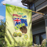 New Zealand Kiwi Garden Flag I Just Really Like Kiwis